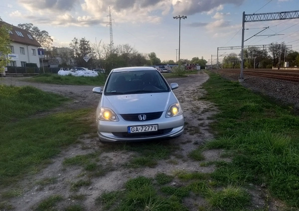 Honda Civic cena 7300 przebieg: 271000, rok produkcji 2004 z Sopot małe 631